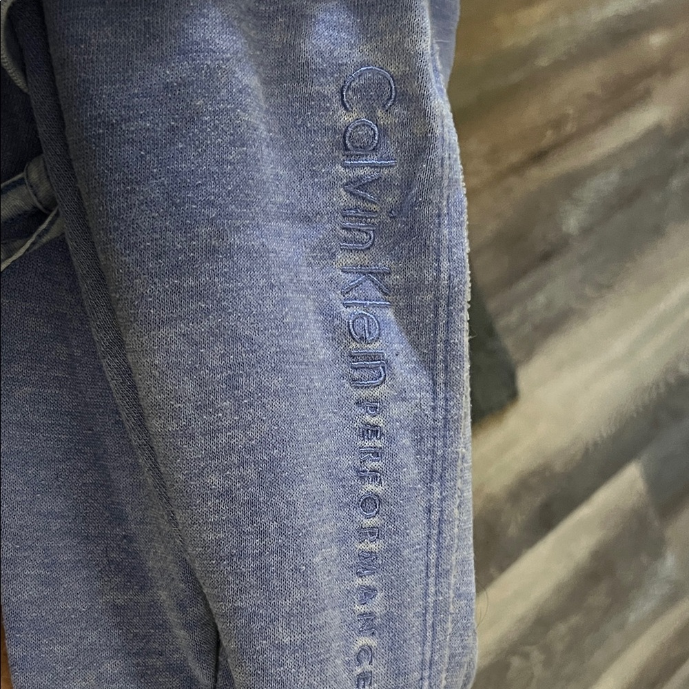 Calvin Klein Blue Capri Joggers - Picture 2 of 2